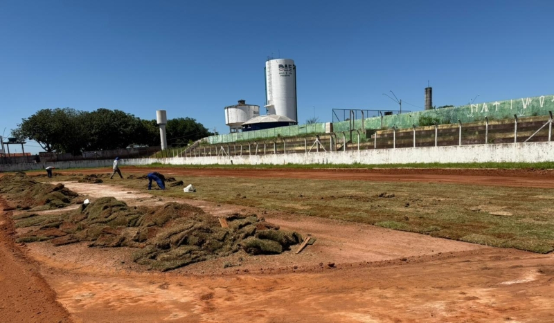 Estádio está sendo reformado para receber jogos da Big Boys e Golden Máster